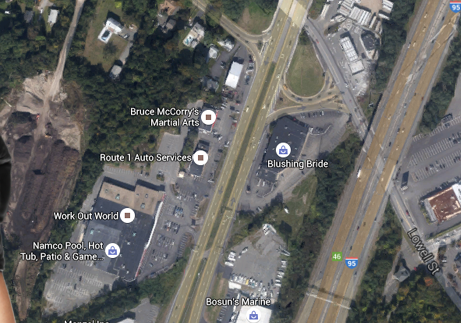 Map of Kickboxing Peabody